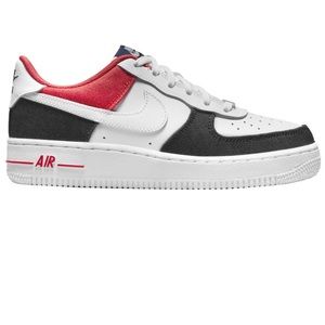 Nike Air Force 1 LV8 - Boys' Grade School size 5, red, white and chambray